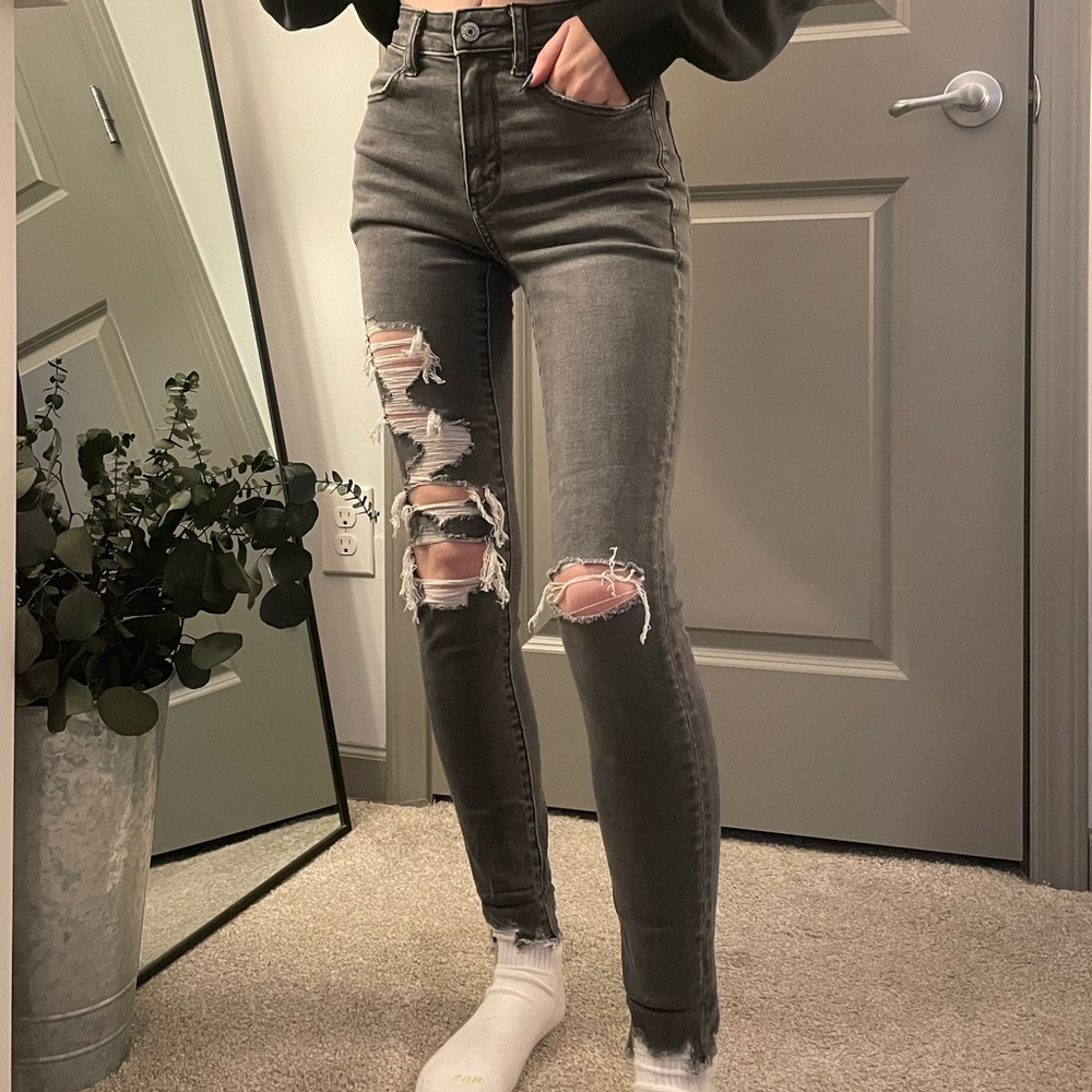 AE SUPER HI-RISE JEGGINGS - 00R